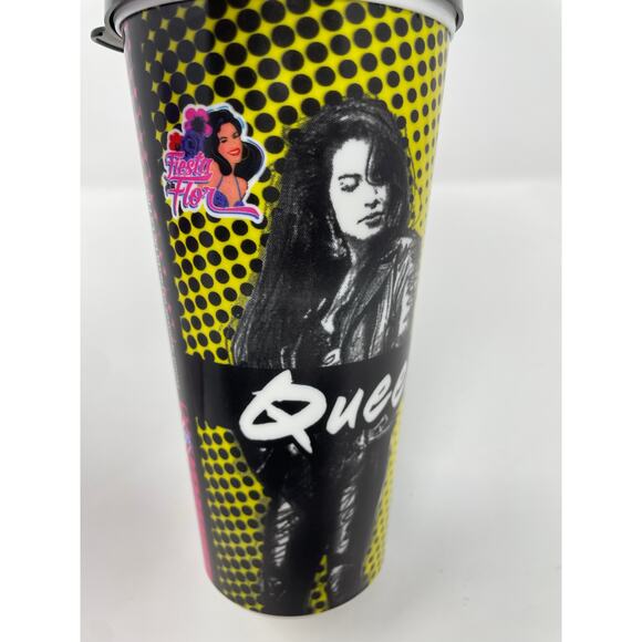 2 Selena Quintanilla Stripes Cups Celebrating 25 Years NEW Fiesta de la Flor - Picture 9 of 10